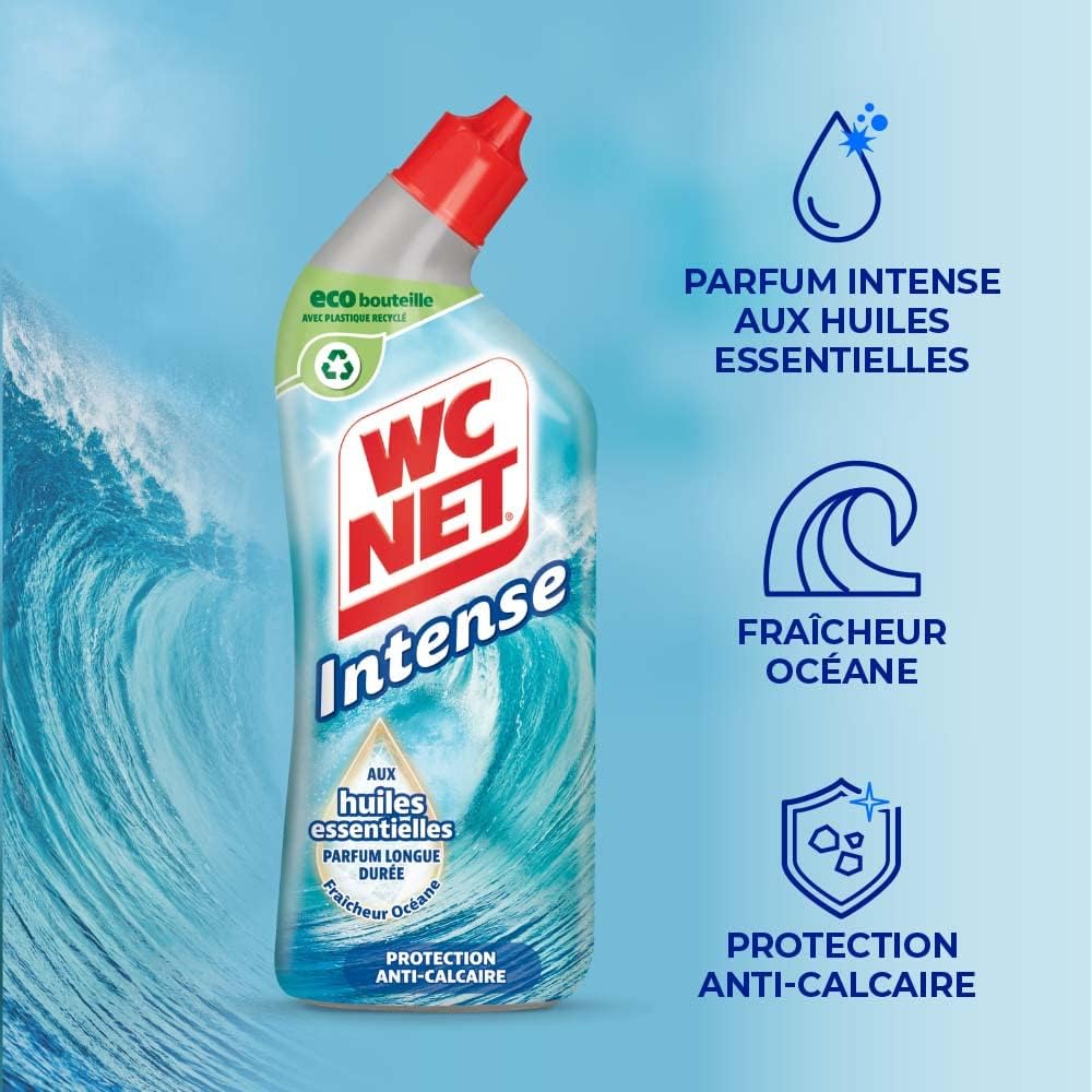WC Net Intense Gel WC Fraîcheur Océane, 700ml Hydrolab France