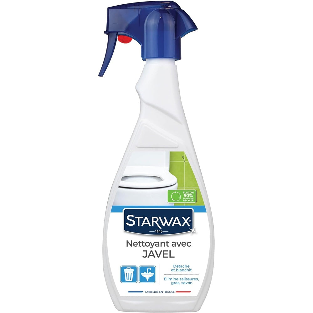 STARWAX - Nettoyant javel pour salle de bain - Nettoie et dégraisse 500ml Hydrolab France