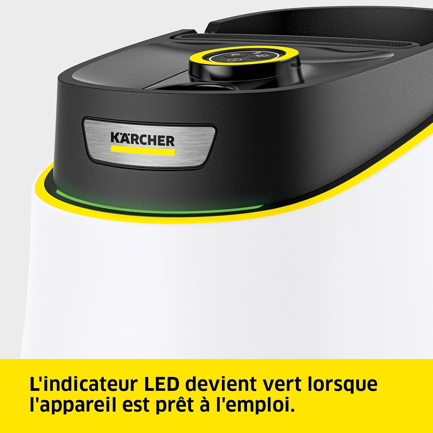 Kärcher Nettoyeur Vapeur SC 3 Deluxe, Pression Vapeur : 3,5 bar, Préchauffage : 30 s, Puissance : 1 900 W, Surface : 75 m², Réservoir : 1 l, avec Kit de Nettoyage de Sol, Buses et Brosse Ronde Hydrolab France