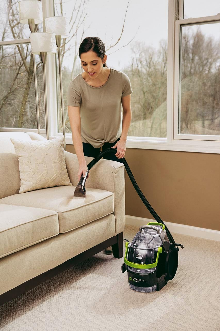 BISSELL SpotClean Pet Pro Shampouineuse Canapé 750W 15585 | Idéal pour les propriétaires d'animaux, nettoyeur pour tapis, moquettes, meubles, tissus, voiture et plus Hydrolab France