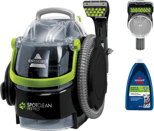 BISSELL SpotClean Pet Pro Shampouineuse Canapé 750W 15585 | Idéal pour les propriétaires d'animaux, nettoyeur pour tapis, moquettes, meubles, tissus, voiture et plus Hydrolab France