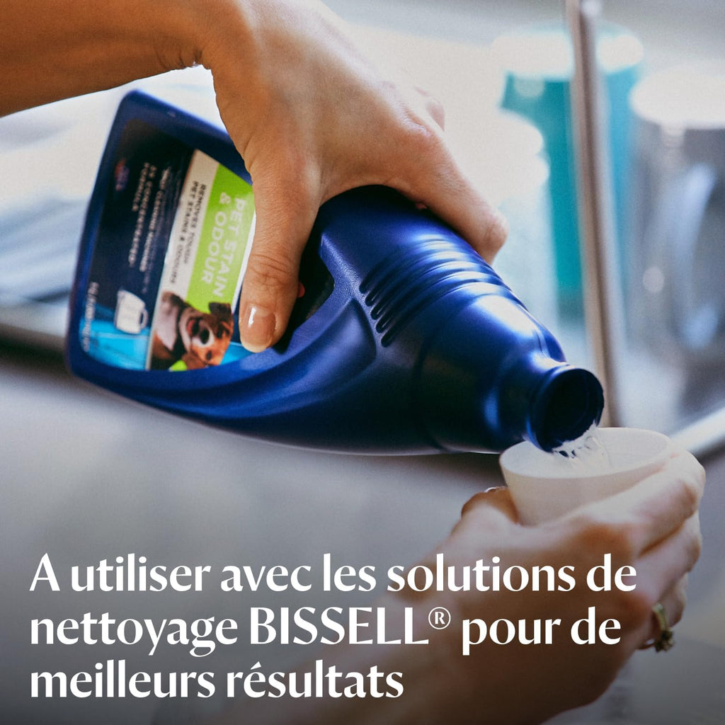 BISSELL SpotClean Pet Pro Shampouineuse Canapé 750W 15585 | Idéal pour les propriétaires d'animaux, nettoyeur pour tapis, moquettes, meubles, tissus, voiture et plus Hydrolab France