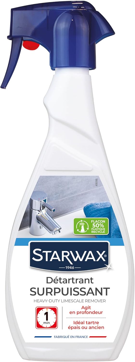 STARWAX Détartrant surpuissant pour salle de bains 500ml Hydrolab France