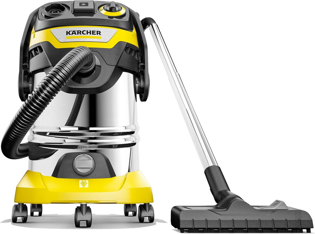 KÄRCHER Aspirateur Multifonction WD 6 P S V-30/6/22/T, Fonction Soufflerie, Puissance : 1300 W, Cuve : 30 l, Flexible : 2,2 m, avec Prise, Tube et Adaptateur pour Outils, Filtre, Suceur Sol/Fentes Hydrolab France