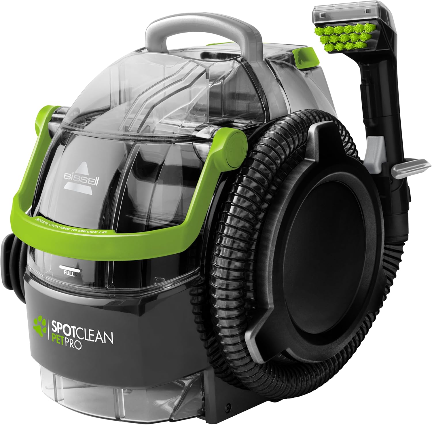 BISSELL SpotClean Pet Pro Shampouineuse Canapé 750W 15585 | Idéal pour les propriétaires d'animaux, nettoyeur pour tapis, moquettes, meubles, tissus, voiture et plus Hydrolab France