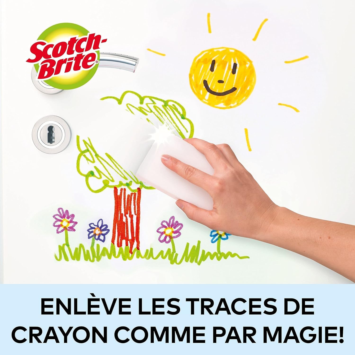 Scotch-Brite Éponge Magique en Melamine de Nettoyage, 12 par lot Hydrolab France