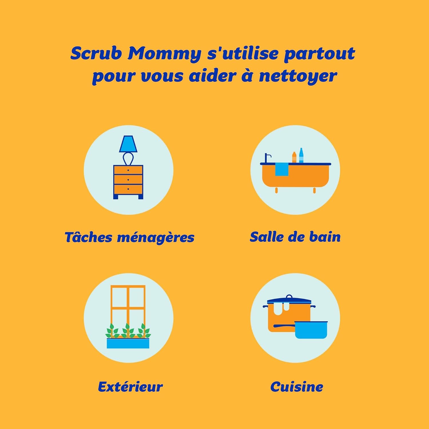 Scrub Daddy Scrub Mommy Eponge Vaisselle Hydrolab France