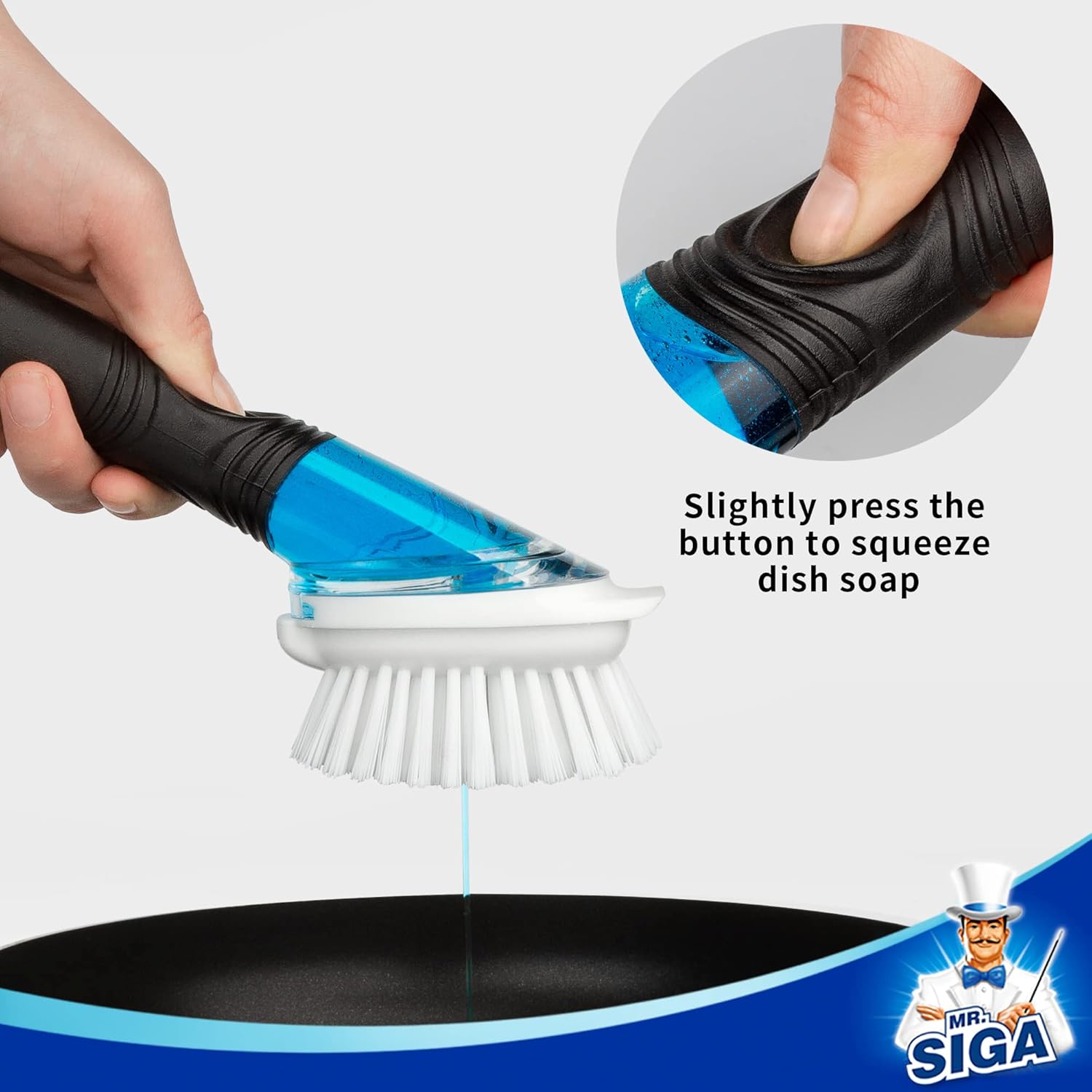 Brosse Vaisselle avec Distributeur de Liquide Hydrolab France