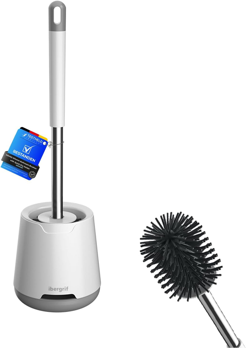 Brosse Toilette et Supports, Anti-goutte, Antibactérienne Hydrolab France