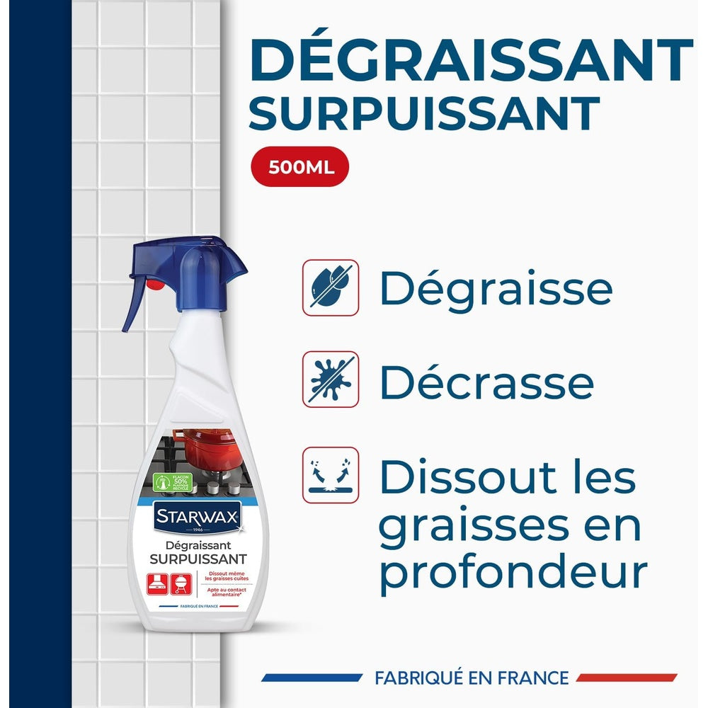 STARWAX Dégraissant surpuissant 500ml Hydrolab France