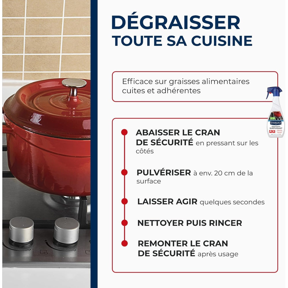 STARWAX Dégraissant surpuissant 500ml Hydrolab France